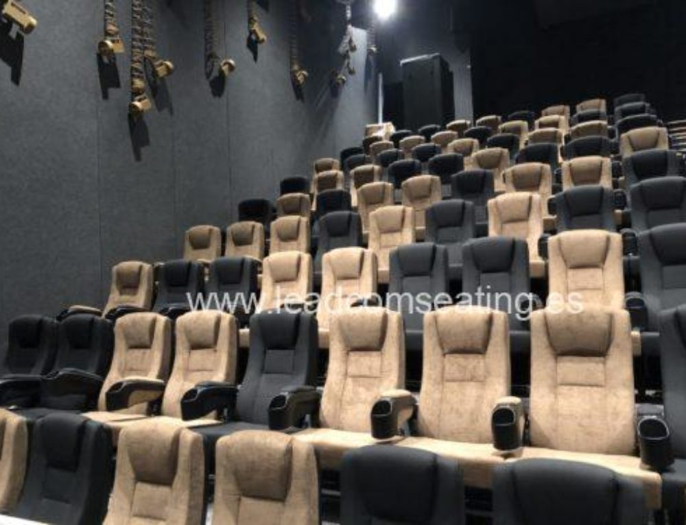 Cinema Cafe Edinburgh Seating installation