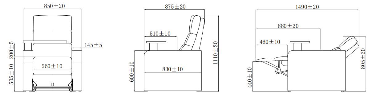 LS 818 zero gravity dimension