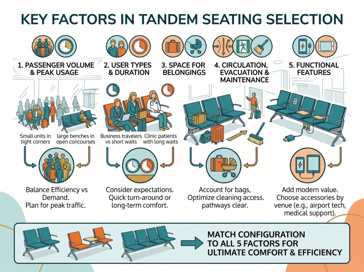 Tandem Seating Configuration