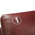 Sewn seat number