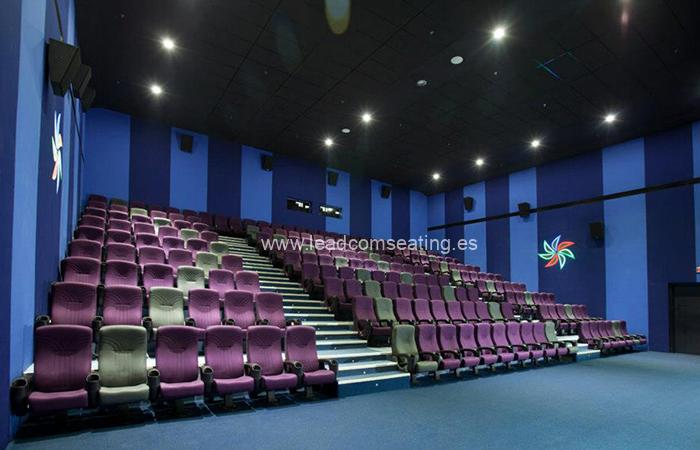 leadcom cinema seating installation CARNIVAL CINEMAS CORP