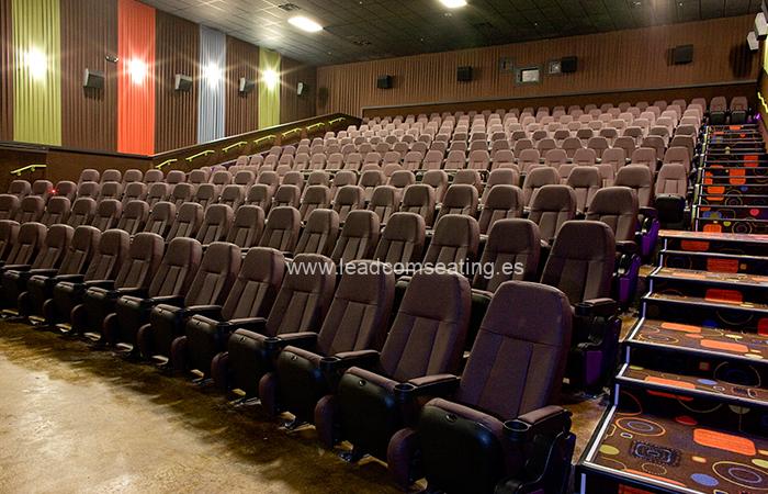 leadcom cinema seating installation Cinergy cinema 3