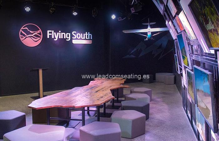leadcom cinema seating installation Flying South Theatre 4