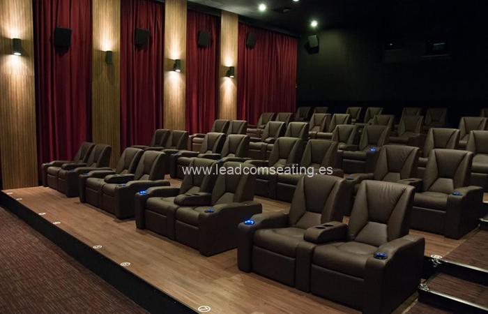 leadcom cinema seating installation Platinum Cineplex Times City 1
