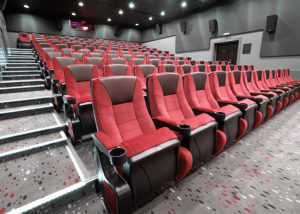 leadcom cinema seating installation Ringkbing CINEMA
