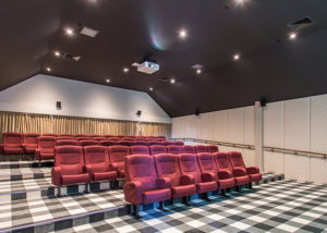 leadcom cinema seating installation The Russley Village Cinema