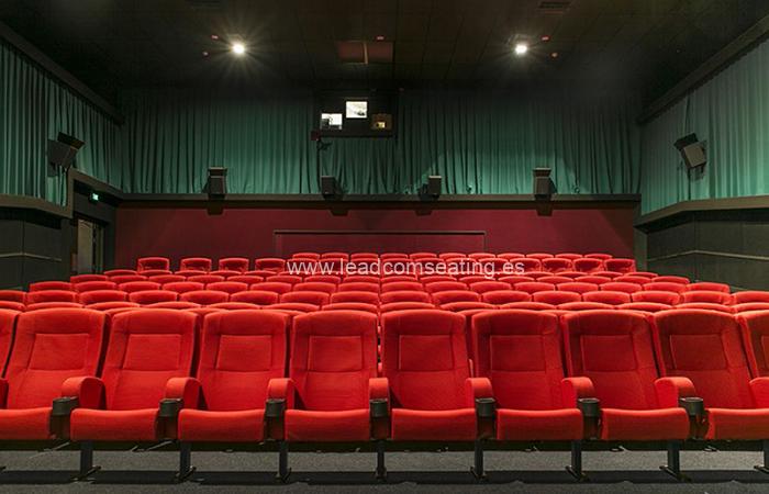 leadcom cinema seating installation Top town cinemas 1