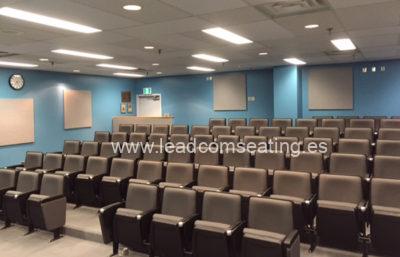 leadcom seating auditorium seating installation Canada VGH