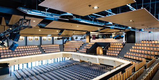 leadcom seating auditorium seating installation Christchurch Boys High School