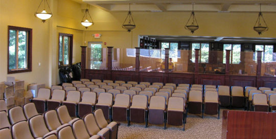 leadcom seating auditorium seating installation NJ Synagogue