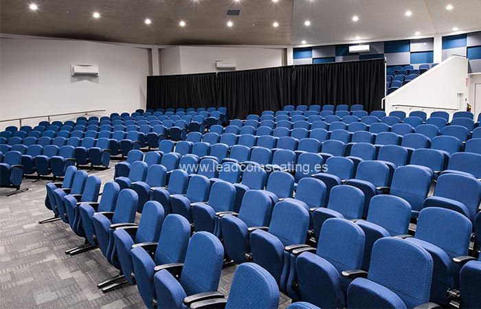 leadcom seating auditorium seating installation St Albans Baptist LS-6618 2