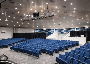 leadcom seating auditorium seating installation St Albans Baptist LS-6618