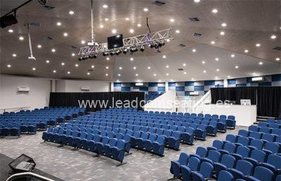 leadcom seating auditorium seating installation St Albans Baptist LS-6618